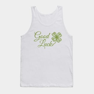 Vintage clover Tank Top